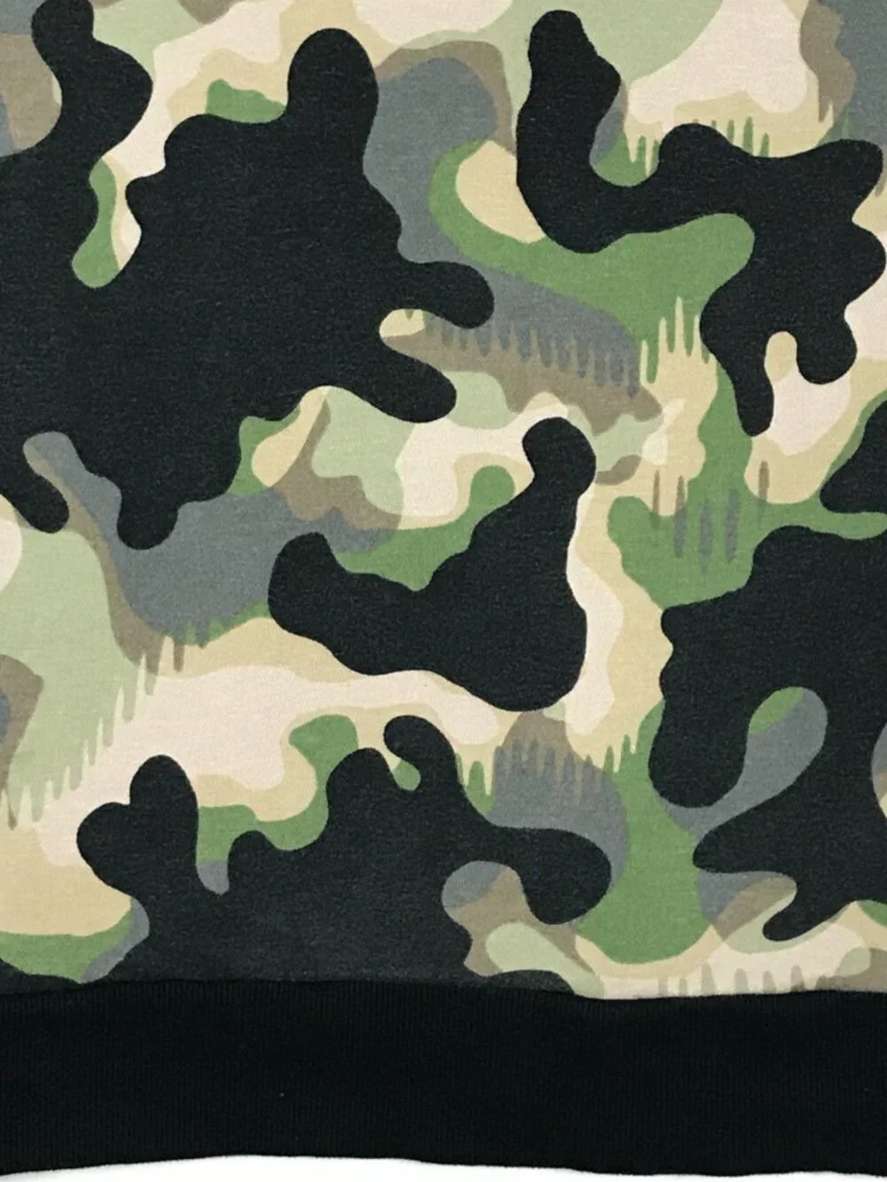 Converse Kid's Small 8-10 Camouflage Long Sleeve Hoodie Sweatshirt